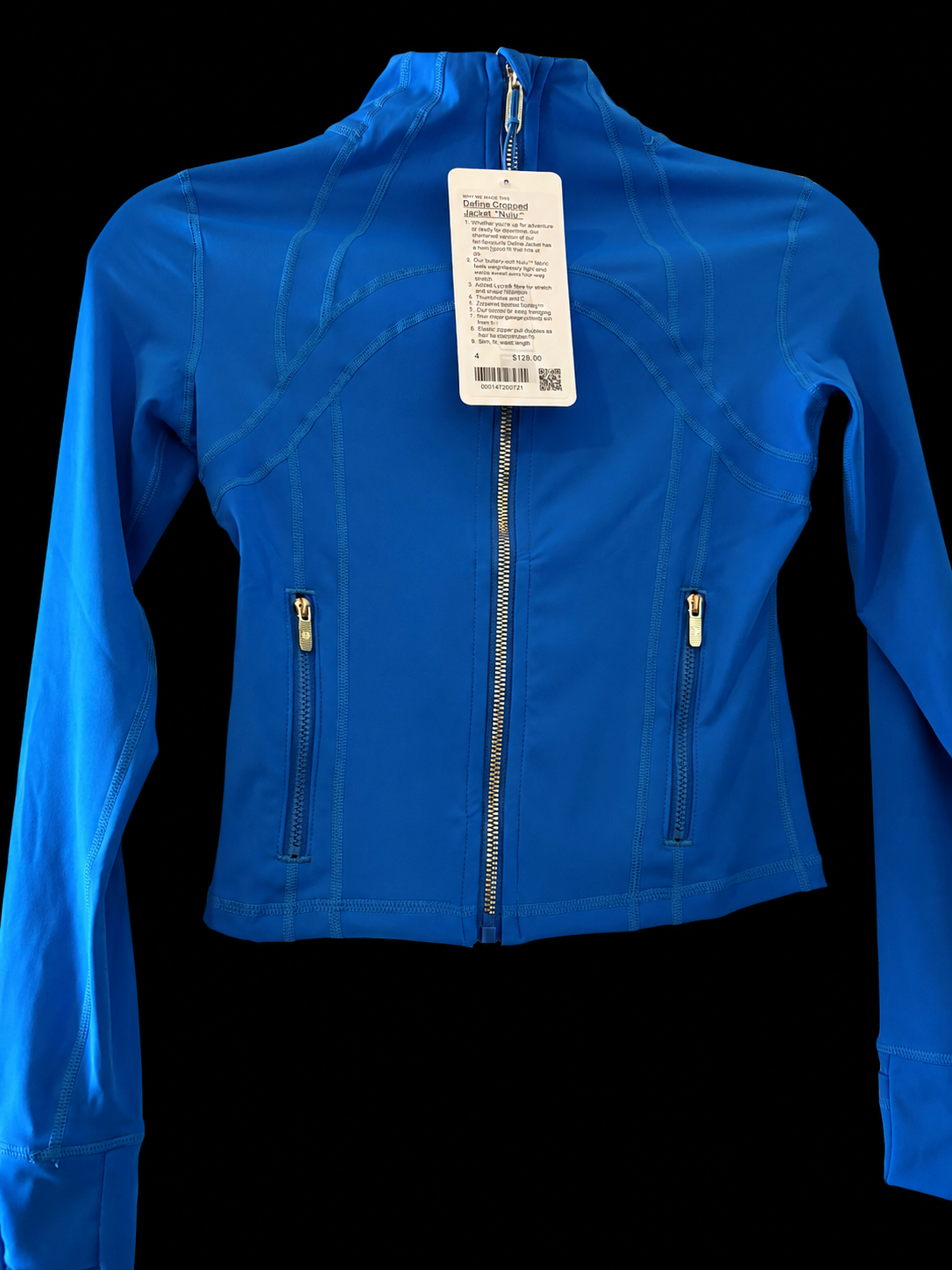 DEEP SKY BLUE DEFINE JACKET